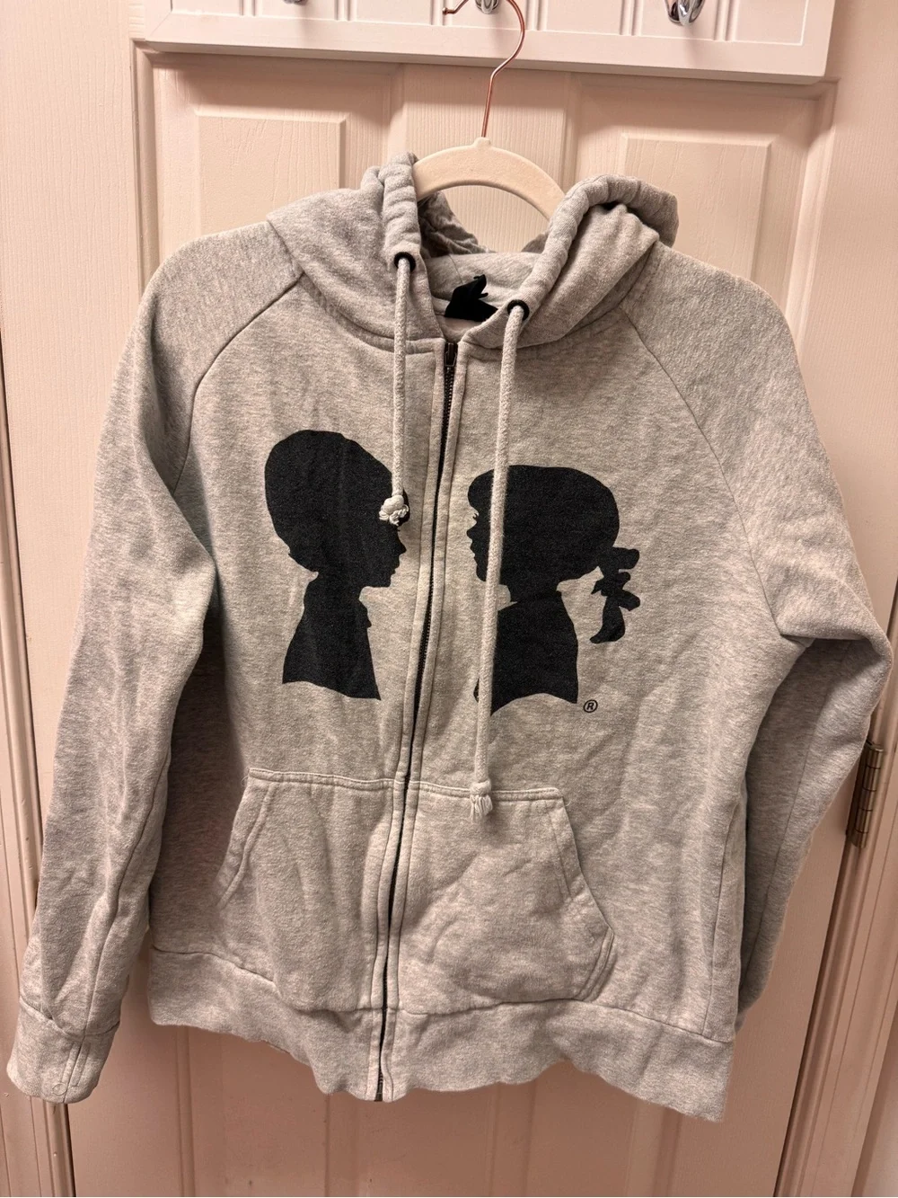Boy Meets Girl grey hoodie